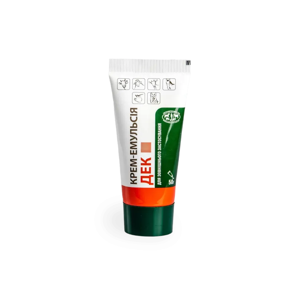 Крем-эмульсия ДЭК 50г (Укрзооветпромпостач) Винница - изображение 1