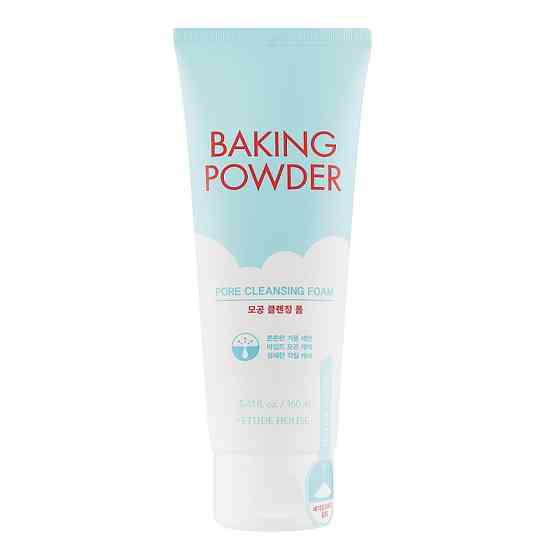 Пінка для обличчя Глибоко очищаюча Baking Powder Pore Cleansing Foam Etude House 160 мл Київ