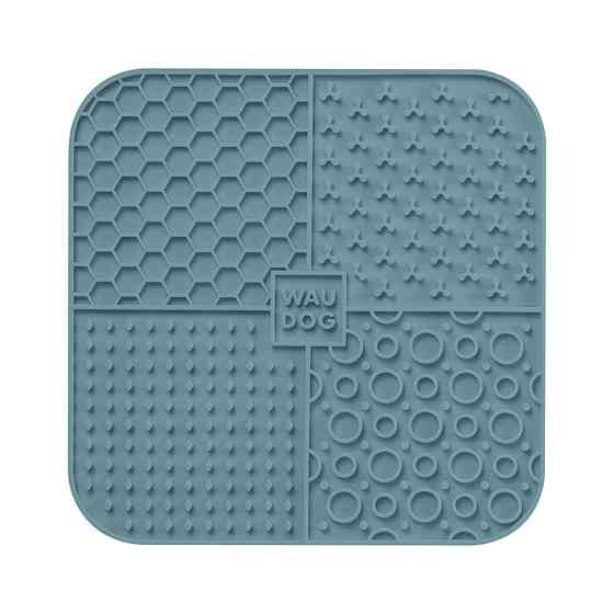 Коврик для слизивания WAUDOG Silicone, 190х190х10 мм, серый Киев