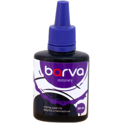Краска штемпельная Barva 30 мл упаковка 12 шт, фиолетовая (SPI-V-001-12) Винница - изображение 2