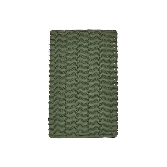 Матрас двойной Naturehike CNK2550WS019, 65 мм, с мешком для надува, зеленый Ровно