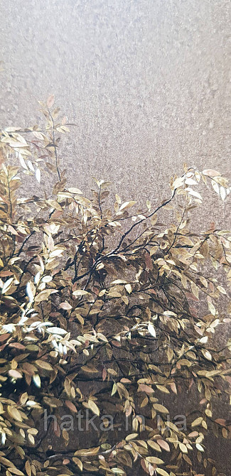 Шпалери вінілові на флізеліні Marburg Aura метрові однотонні під крихту структурні коричневі Київ - фото 4