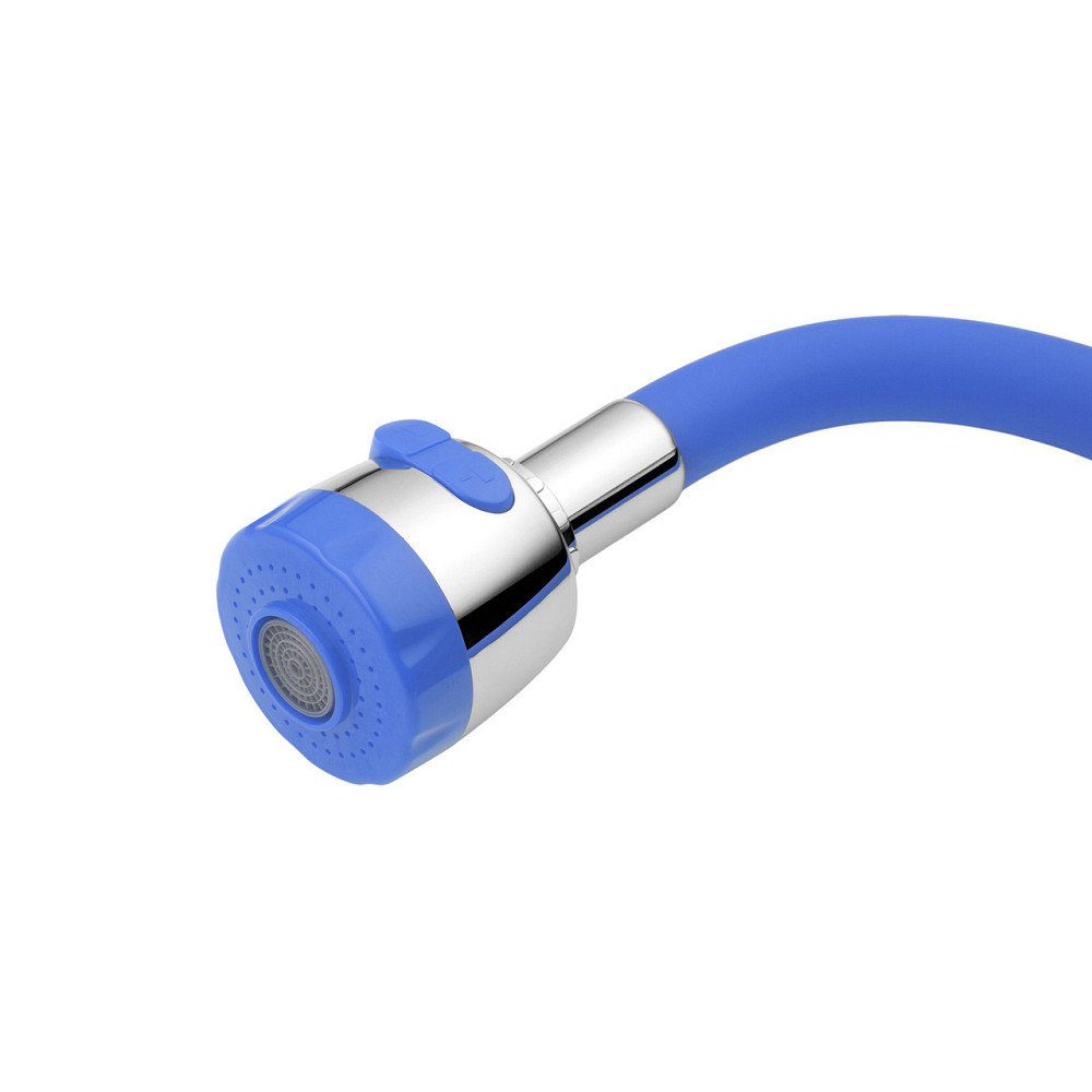 Смеситель для кухни Agua Sevilla гибкий - C039AZU хром/синий Киев - изображение 5