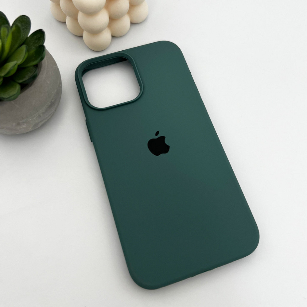 Чохол для смартфона Silicone Full Case AA Open Cam for Apple iPhone 15 Pro Max 46,Pine Green Киев - изображение 4