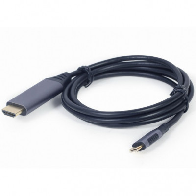 Кабель мультимедийный USB-C to HDMI M 1.8m 4K60Hz Cablexpert (CC-USB3C-HDMI-01-6) Винница - изображение 2