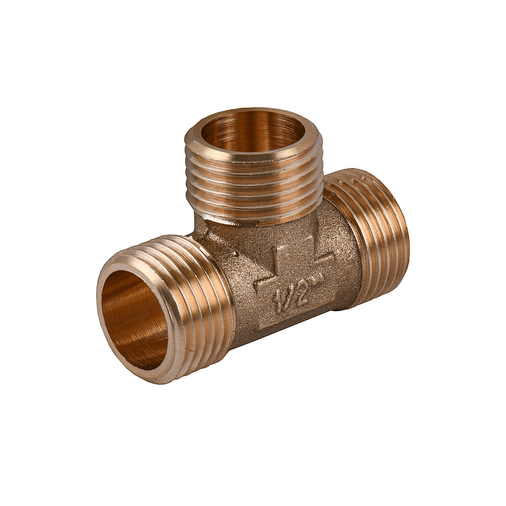 Трійник 1/2″ЗЗЗ латунний LT332S OPTIMUM Тернополь - изображение 1