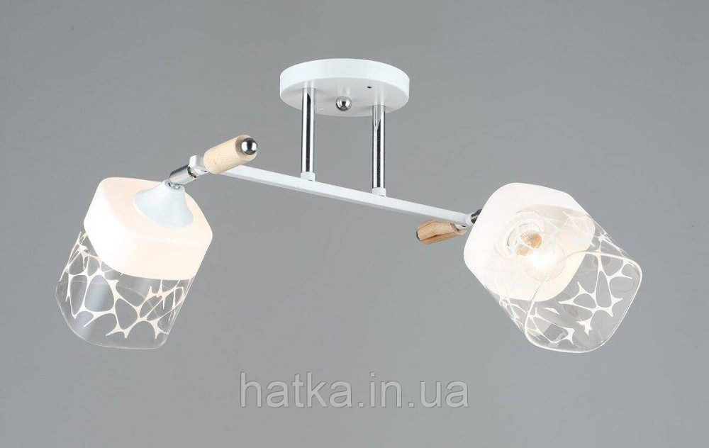Люстра стельова Sirius B A4118/2 WT+CH з поворотнім механізмом Київ - фото 1