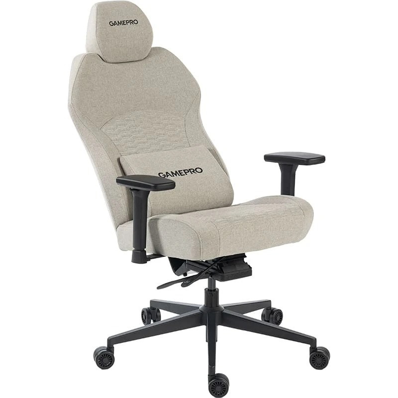 Крісло для геймерів GamePro GC760LG Fabric Light Gray ( 13788 ) Харків - фото 11