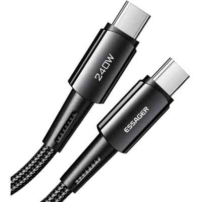 Дата кабель USB-C to USB-C 2.0m 240W Essager (EXCTT3-CGA0G-P) Винница