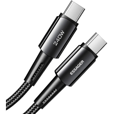 Дата кабель USB-C to USB-C 2.0m 240W Essager (EXCTT3-CGA0G-P) Вінниця - фото 1