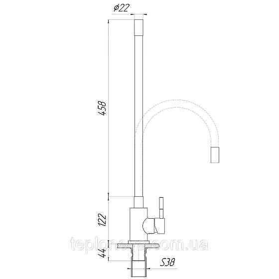 Смеситель для кухни Globus Lux ALPEN SBT1-203SG Черновцы
