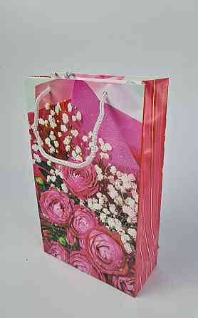 Паперовий пакет подарунковий Середній 17/26/8 (артSV-153) (12 шт.) Харків