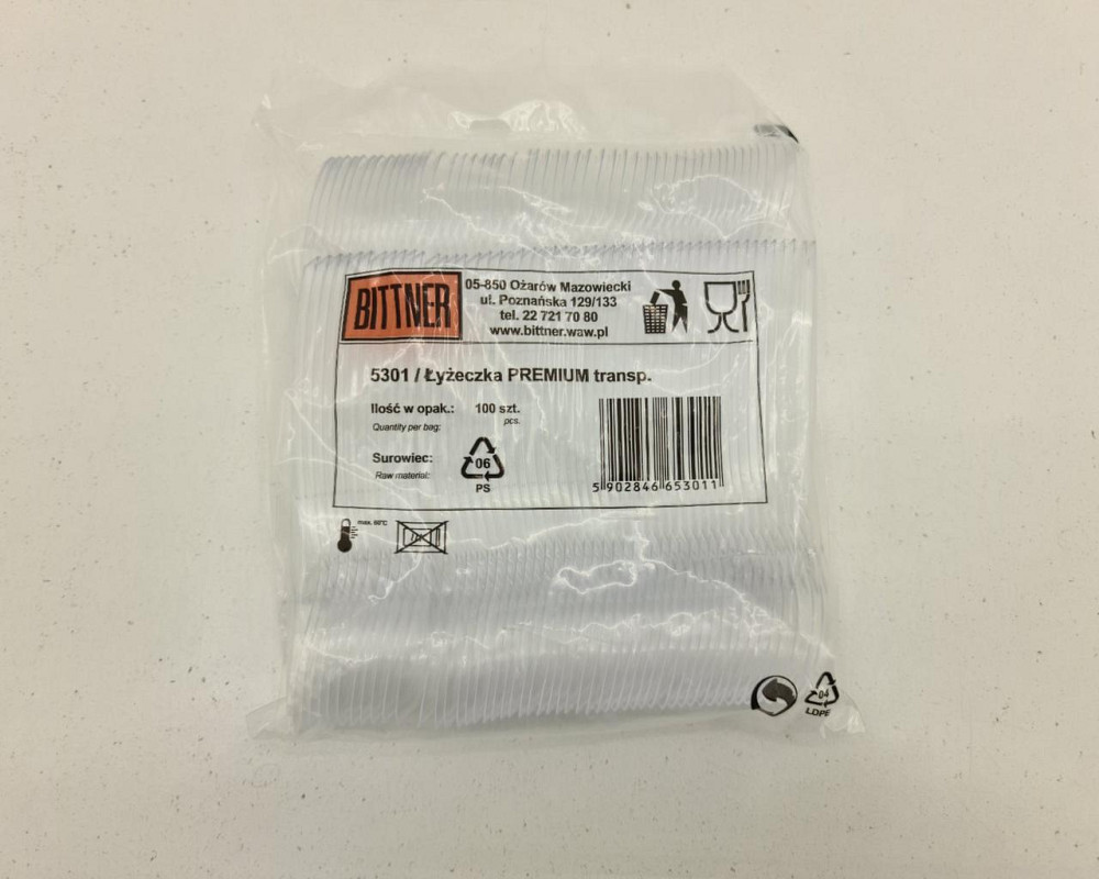 Чайна Ложечка 140мм. прозора Преміум (100 шт) Харків - фото 2