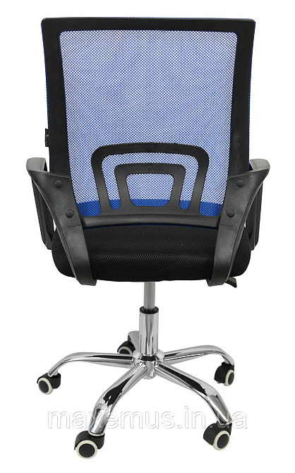 Офисное кресло для работы за компьютером B-619 ортопедическое кресло для дома и офиса синий Мостиська - фото 4
