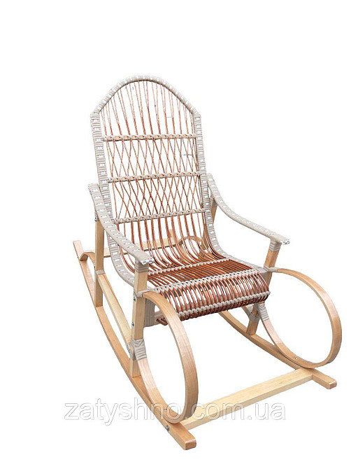 Кресло-качалка плетеная на подарок Киев - изображение 1