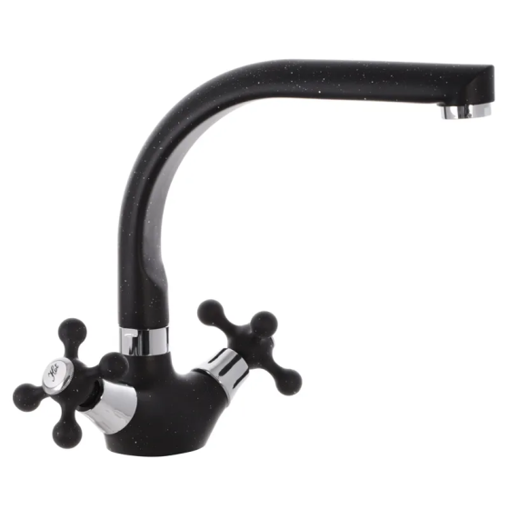 Чорний кухонний змішувач Mixxus Color 273 MI2763 Харків