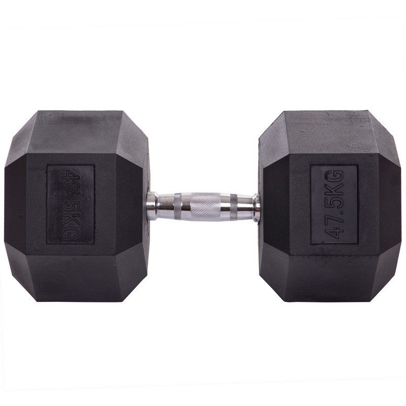 Гантель 47.5 кг цельная шестигранная Zelart-2679-47_5 Киев - изображение 3