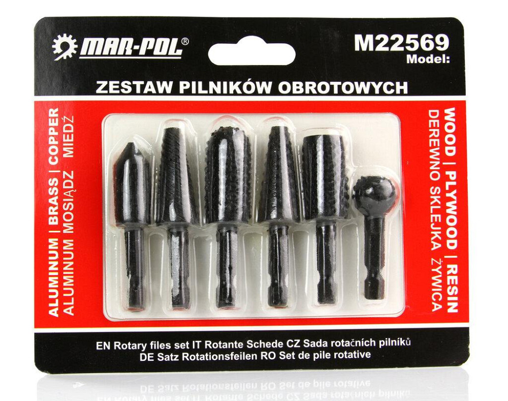 Набор фрез поворотных для обработки дерева и пластика 6 шт Mar-Pol (M22569) Нововолынск - изображение 9