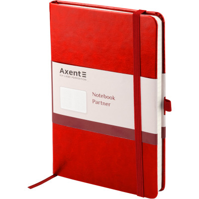 Блокнот Axent Partner Lux, 125х195, 96арк, кл, червоний (8202-06-A) Вінниця - фото 2