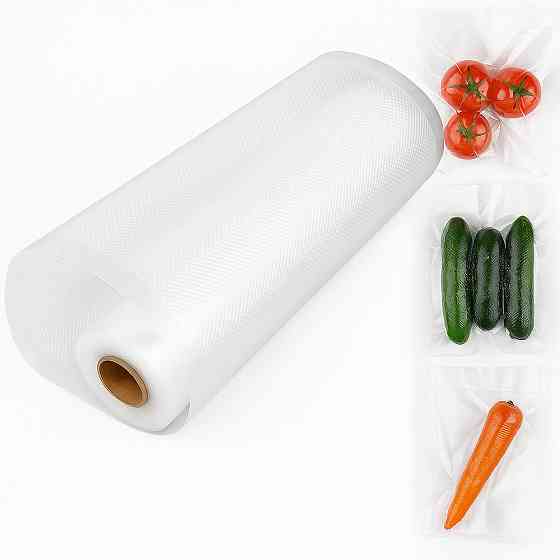 Пакети для вакууматора в рулоні, 3мх25см / Рулон для вакууматора / Вакуумні пакети / Плівка для вакууматора Київ