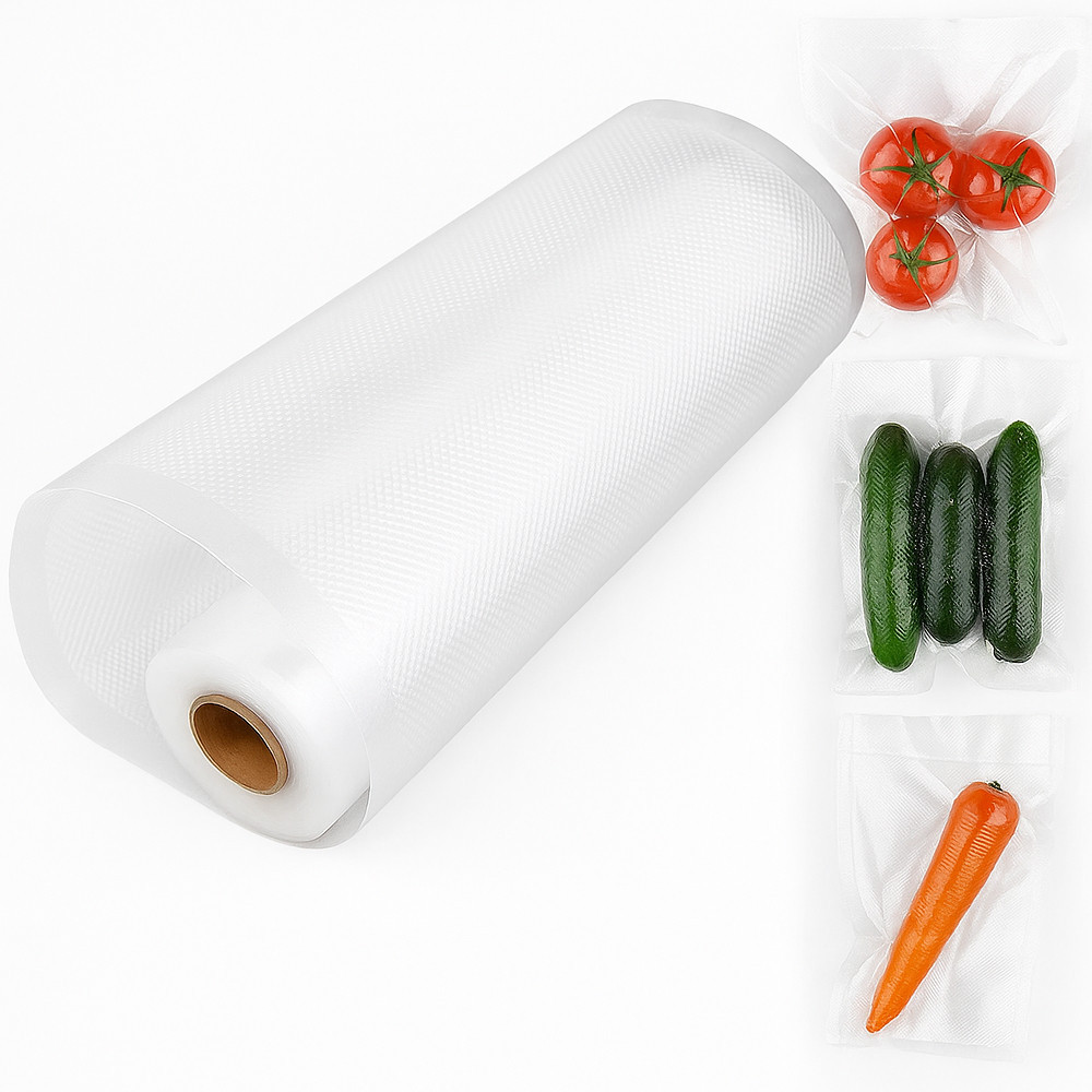 Пакети для вакууматора в рулоні, 3мх25см / Рулон для вакууматора / Вакуумні пакети / Плівка для вакууматора Київ - фото 1