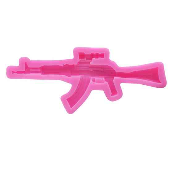 Молд силиконовый Автомат 162 на 69 мм розовый Киев