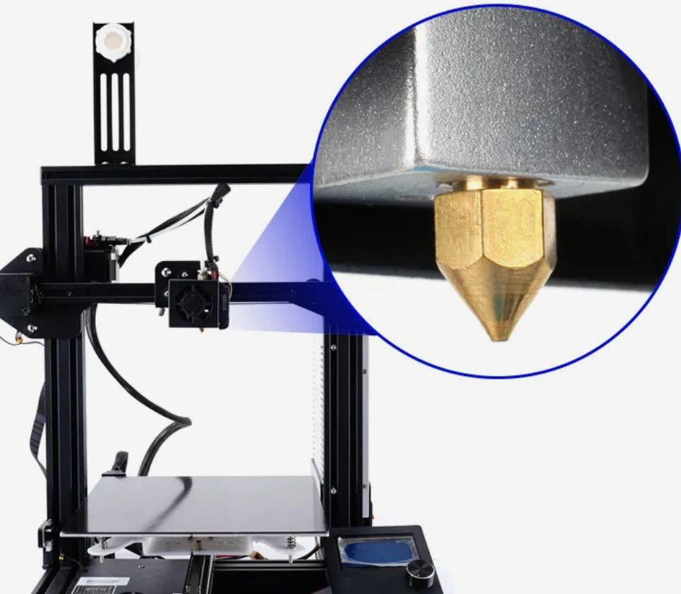 Латунні сопла XMSJ MK8, 0,4 мм, для 3d принтера Київ - фото 4