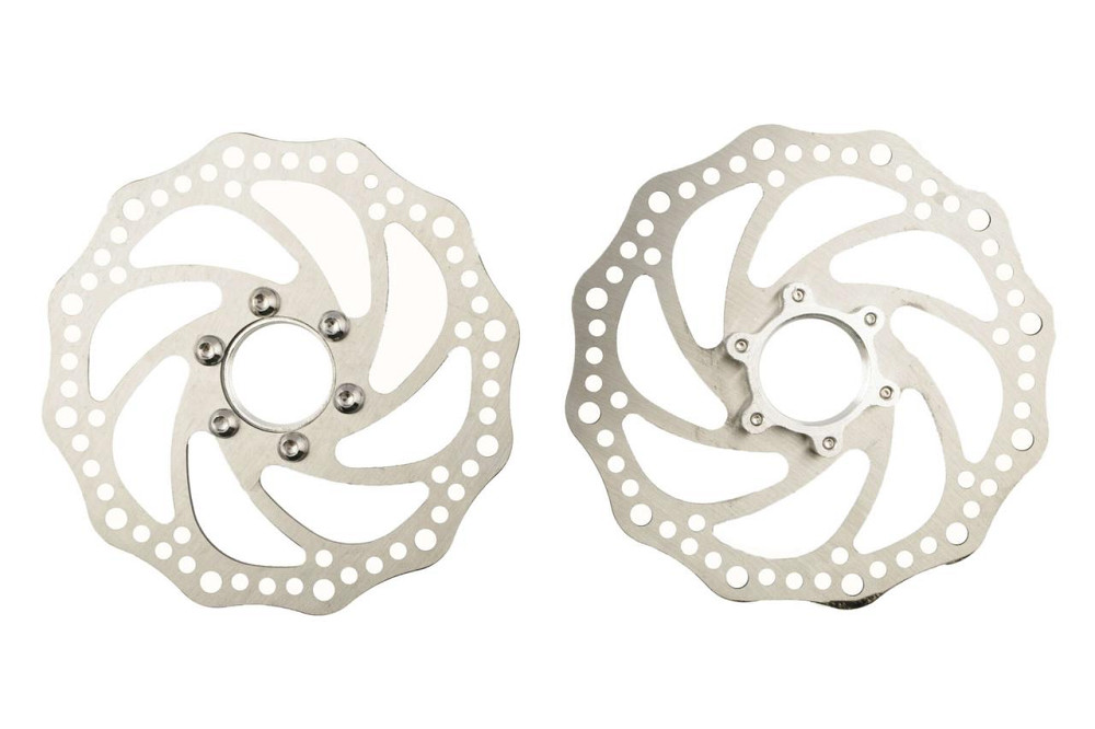 Диск тормозной велосипедный (mod:4, Ø16 см, на 6 болтов, + переходник под резьбу) Мукачево - изображение 1