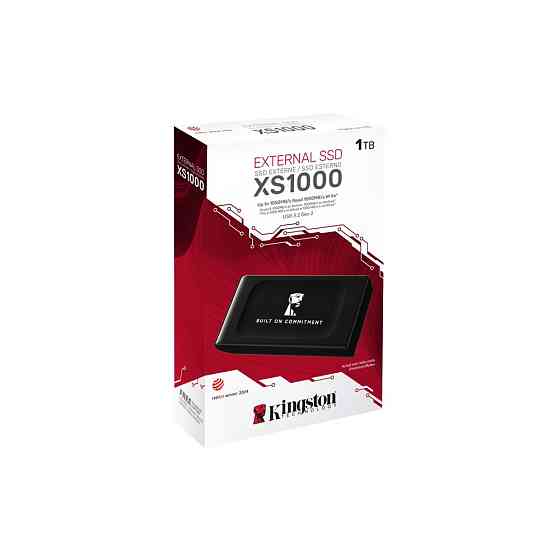 Портативный SSD Kingston XS1000 BOC 1TB USB 3.2 Gen2 Type-C 3D NAND Одеса