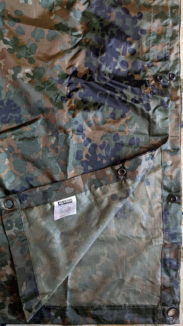 Маскировочное пончо дождевик A.Blochl рип-стоп в чехле (Мультикам) Винница - изображение 6