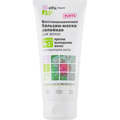 Маска для волос Elfa Pharm Репейная Против выпадения волос 200 мл (5901845500197) Винница - изображение 2