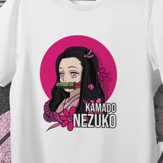 Футболка для подростка мальчика с принтом Клинок, рассекающий демонов Незуко WE Размер 160 Anime10347 Днепр