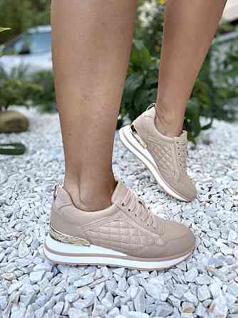 Stilli Снікерси жіночі STILLI 116-2 бежеві (весна-осінь, еко-шкіра) (4706) 40 Коломия