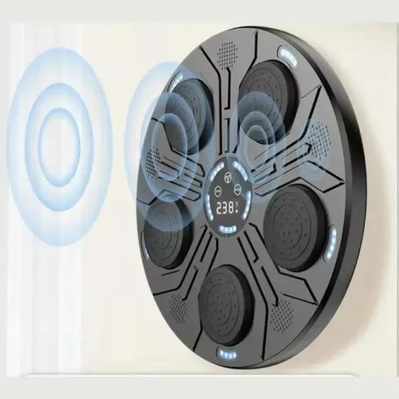 Настенный тренажер электронная мишень музыкальная для бокса с перчатками New Коломыя