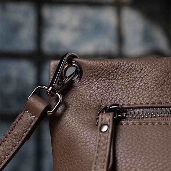 Сумка жіноча на плече з натуральної шкіри Vintage 23006 Коричневий Київ