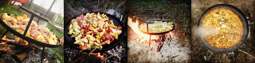 Сковорода из диска, бороны и крышка для пикника 40 см. Киев - изображение 5