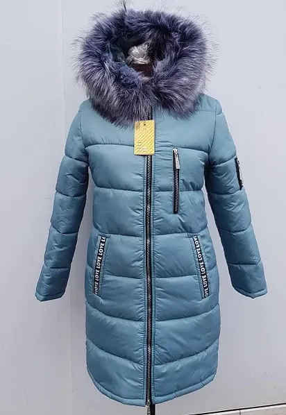 Женская зимняя модная длинная куртка пуховик. 42-72р Киев - изображение 3