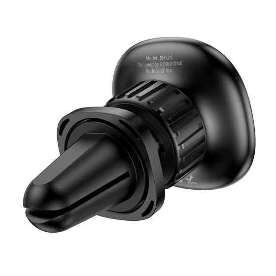 Автотримач для телефона BOROFONE BH124 Roman magnetic car holder (air outlet) Black and Red Киев