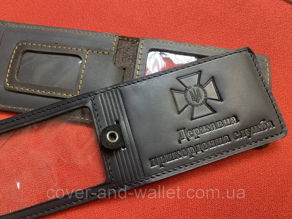 Обкладинка "Державна прикордонна служба" з відділенням для жетону PS Київ - фото 6