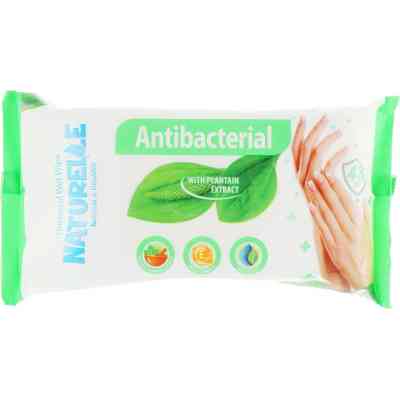 Вологі серветки Naturelle Антибактеріальні Подорожник 48 шт. (4820207590229) Вінниця