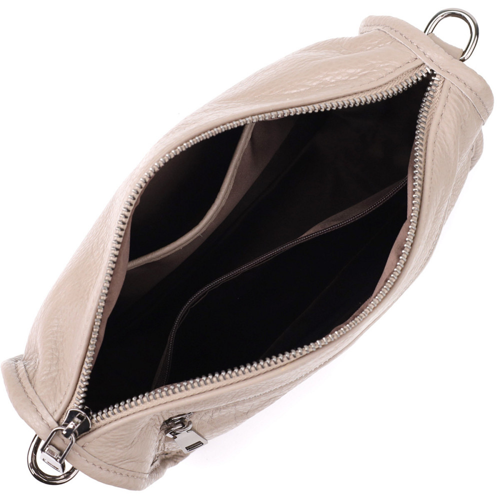 Стильная сумка на плечо из натуральной кожи Vintage 23002 Темно-серый Киев - изображение 7