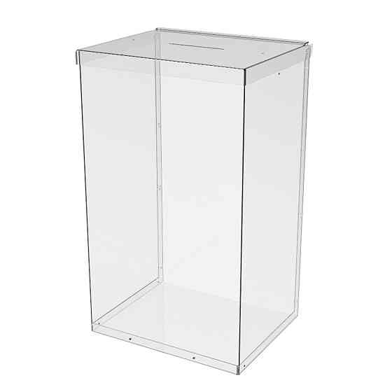 Ящик EKOSTAR без замка для пожертвований и сбора денег 250x200x420. Объем 21 литров Киев