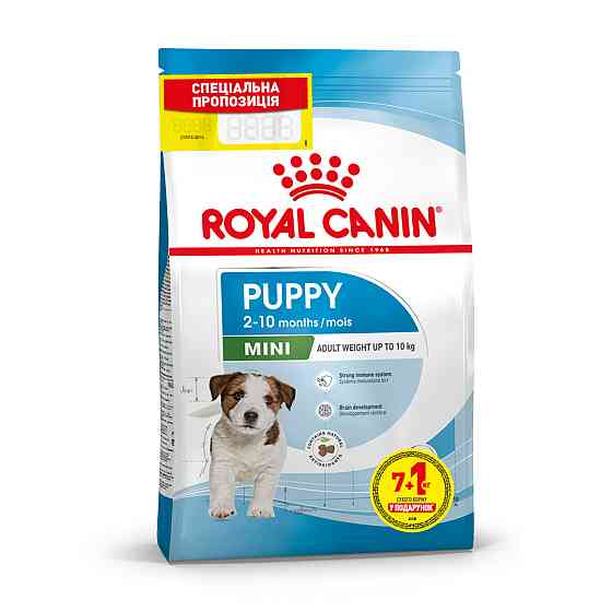 Корм для цуценят малих порід ROYAL CANIN MINI PUPPY 7 + 1 кг Киев