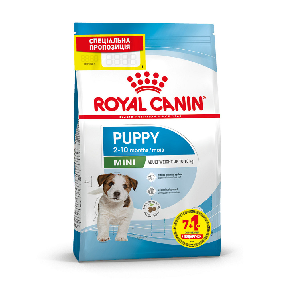Корм для цуценят малих порід ROYAL CANIN MINI PUPPY 7 + 1 кг Киев - изображение 1