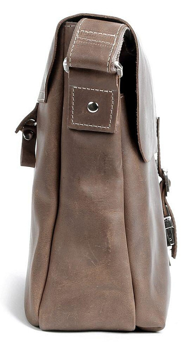 Сумка SHVIGEL 00980 из натуральной винтажной кожи Коричневая Киев - изображение 7