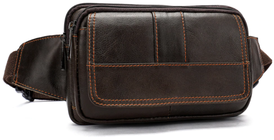 Сумка на пояс Коричневая (Vintage) Киев