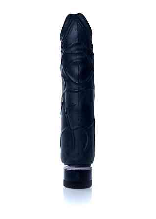 Вибратор - Real Skin Multispeed Black, 22 см Sex Aura Киев