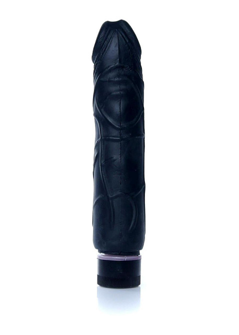 Вібратор - Real Skin Multispeed Black, 22 см Sex Aura Київ - фото 5
