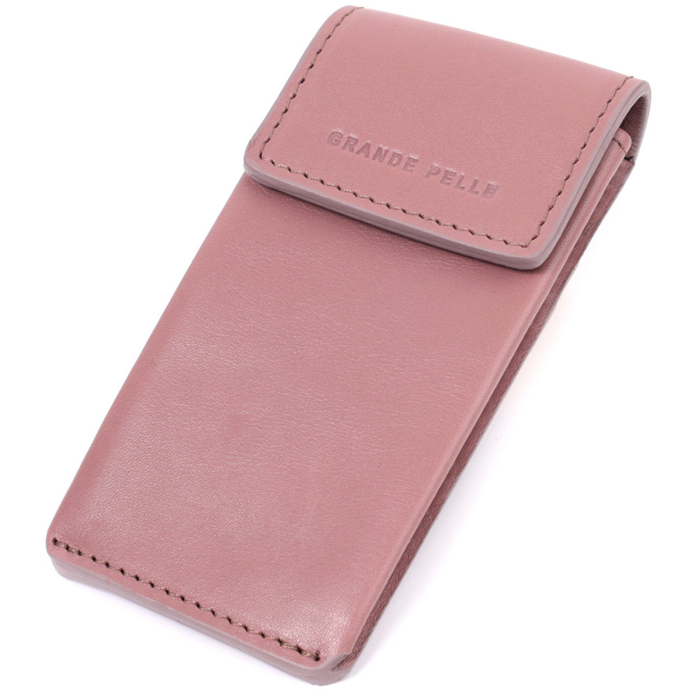 Женская необычная ключница в виде футляра из натуральной кожи (GRANDE PELLE) Киев - изображение 11