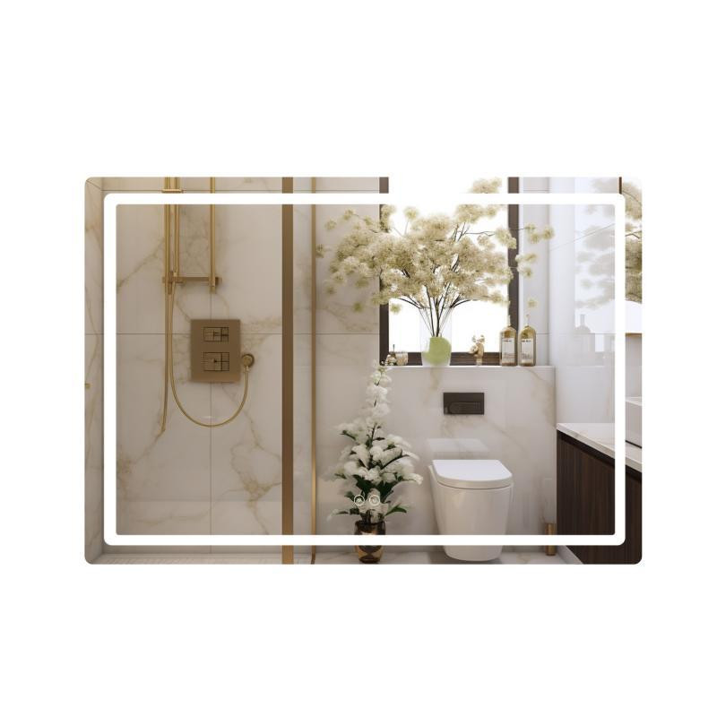 Дзеркало прямокутне сенсорне для ванни Qtap Mideya (MI9) 1000х700 з LED-підсвіткою Touch з антизапотіванням Харків - фото 1